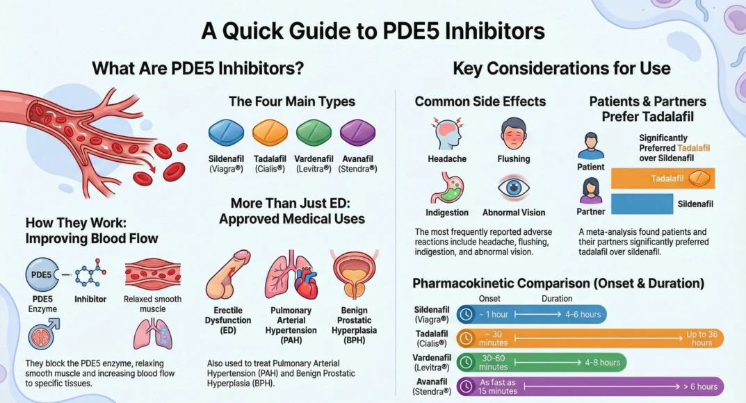 A Quick Guide to PDE5 Inhibitors