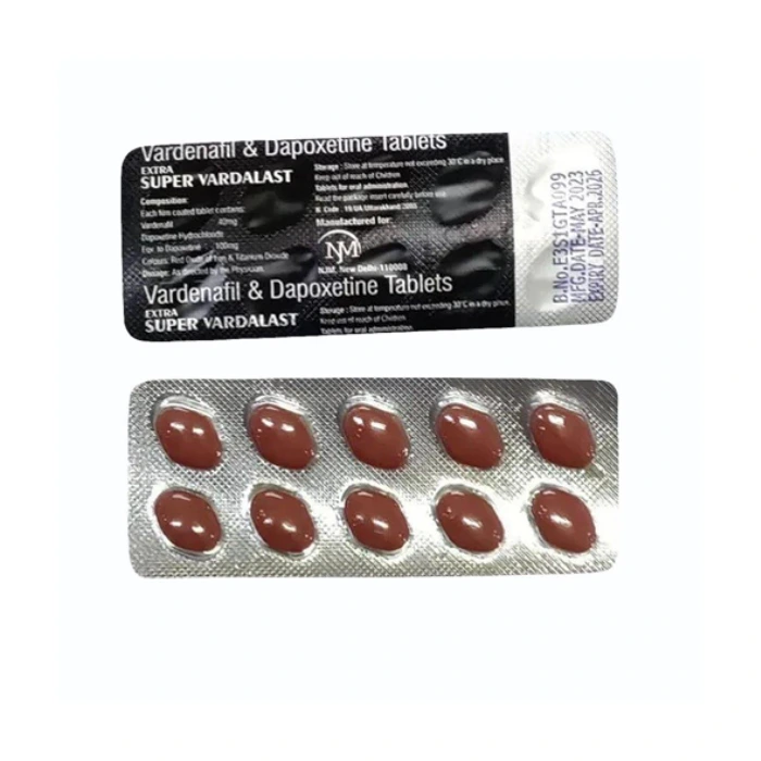 Super Vardalast (Vardenafil /Dapoxetine)