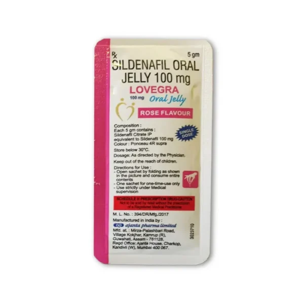 Lovegra Oral Jelly 100 mg
