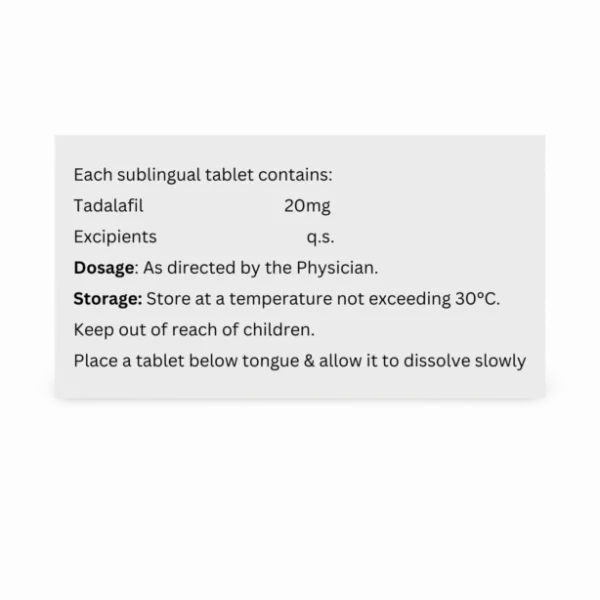 Vidalista Professional 20 mg